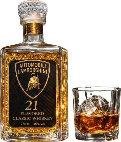 Lamborghini Whiskey Bottle