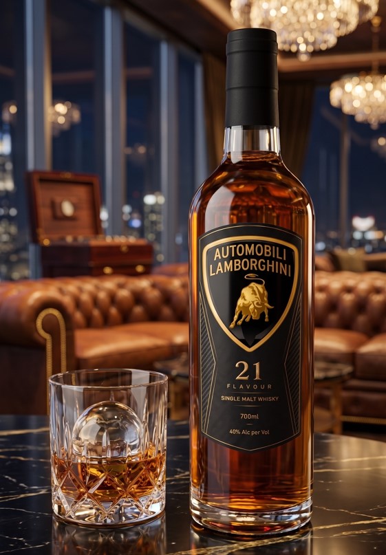 藍寶堅尼酒 Lamborghini Whiskey 21 Flavored Single Malt Whiskey 單一純麥珍藏版